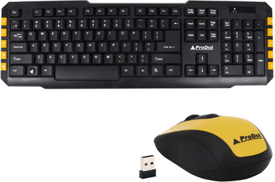 

ProDot TLC-107+165 Wireless Multimedia Keyboard & Mouse Combo Set