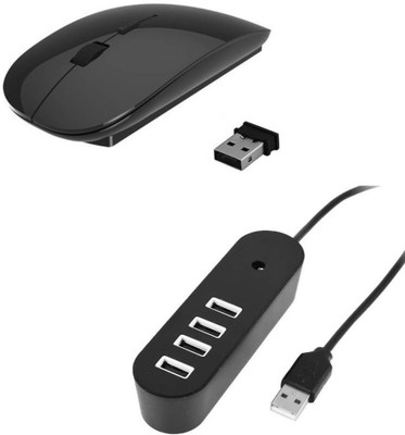 

Blendia High Speed Ultra Slim Mouse with 4 port 1 HUB COMBO Combo Set