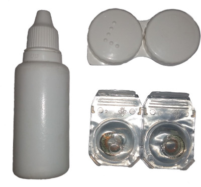 

drr Green colour with solution Monthly Contact Lens(0, Green, Pack of 2)