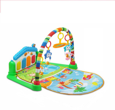 

Laughters Kick & Play Multi-Function Piano Baby Gym & Fitness Rack (Large)(Multicolor)