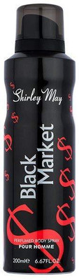 

SHIRLEY MAY BLACK MARKET Deodorant Spray - For Men(200 ml)