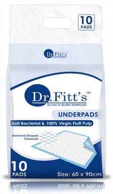 

Dr.Fitt's PREMIUM UNDERPADS ( SHEETS FOR LAYING ON BED ) SIZE 60 X 90 CM -PACK OF 3 Adult Diapers - L(30 Pieces)