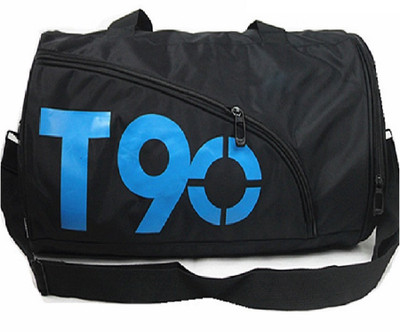 

Lucas Premium Sports Duffel with Shoe Compartment 28 L (Expandable Black) Gym Bag(Black)