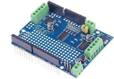 

REES52 Motor Stepper Servo Robot Shield v2 with PWM Driver Shield for Arduino Motor Control Electronic Hobby Kit