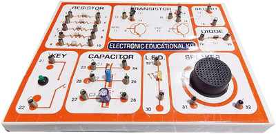 MELODY's Solderless Electronic Educational KIT-30 in 1 for School Physics Projects Educational Electronic Hobby Kit