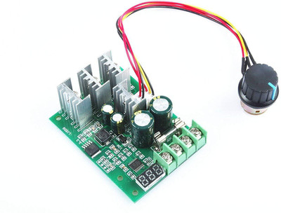 

REES52 PWM DC motor speed controller 20A DC 12V / 24V / 36V / 48V ( DC 6 - 60v) Motor Control Electronic Hobby Kit