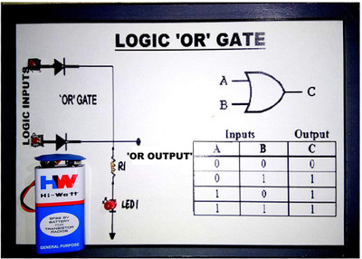 

Melody's Logic 'OR ' Gate Physics Science Working Model-Project Educational Electronic Hobby Kit