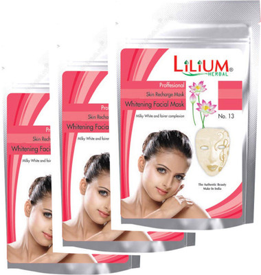 

Lilium Herbal Skin Recharge Whitening Facial Mask Pack of 3(25 g)