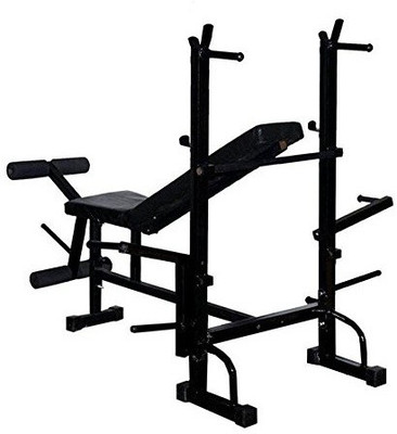 

WOLPHY 8 In 1 BENCH (Incline/ Decline/ Flat/ Leg Curl/ Chest Fly/ Dips/ Push Ups) Multipurpose Fitness Bench
