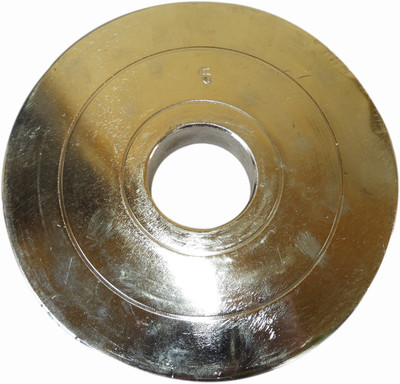 

Royal 5 kg 1 pc Silver 55mm Olympic Plate Silver Weight Plate(5 kg)
