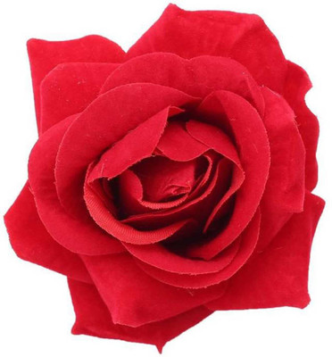 

Ambika Velvet Red Kids Rose Flower and Pin Brooch For Girls Hair Clip(Red)