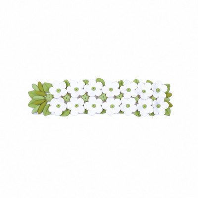 

BELLAYOU HANDMADE POLYMER-CLAY HAIR BACK CLIP Hair Clip(White)