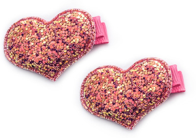 

Jewelz Two pink lovable tic tac hair clips Hair Clip(Multicolor)