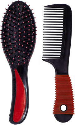 

EKAN Professional Comb Set, Hair Comb with Brush, Saloon Accessories for Hair, Comb Set for Hair Combo, 15 Gram, Pack of 1