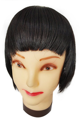 

Fully Imported Synthetic Fringe For Girls And Women | Premium Quality Front Fringe Synthetic Front Fringes Extensions For Women | Imported Quality Synthetic Fringe | Synthetic Front Fringes Extensions For Women (Black) Hair Extension