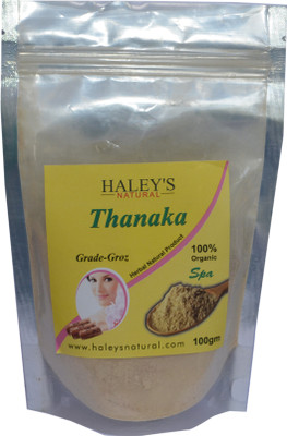

HALEY'S NATURAL Thanaka powder 100g Grade- Groz for permanent hair removal Cream(100 g)