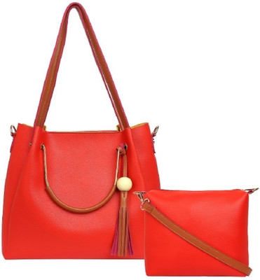 

Lychee Bags Shoulder Bag(Red)
