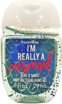 

Bath & Body Works PocketBac Anti-Bacterial Hand Gel, Im Really a Mermaid - 29ml (1oz)(29 ml, Bottle)