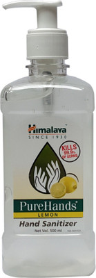

Himalaya Pure Hand Sanitizer Lemon Fragrance 500 ml pack(500 ml, Pump Dispenser)