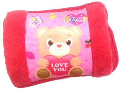 

Cinnamon Best Quality Bear- Print Velvet Pocket Water Bag With Fur Electric 1 L Hot Water Bag(Multicolor)