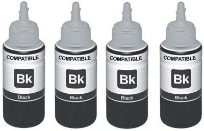 Ang Refill Ink Bottle for HP 21 22 802 803 680 678 46 704 703 900 Inkjet Printer Cartridge - 100ML Each Bottle Single Color Ink (Black Black Ink Bottle