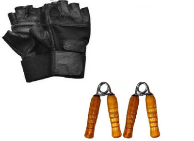 

BURLY LEATHER GYM GLOVES & HAND GRIPPER Gym & Fitness Kit