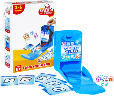 

Toiing Spelltoi Educational Learning Board Game for Spelling and Forming Words for Kids(Blue)
