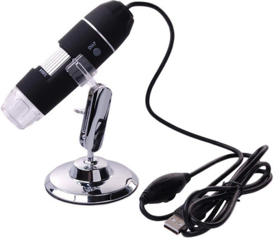 

Microware 20X to 1000X 8LED USB 3D Digital Microscope Endoscope Magnifier PC Video Camera with Stand(Black)