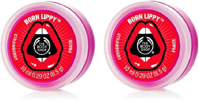 

The Body Shop Born Lippy Pot Lip Balm - Strawberry Strawberry(Pack of: 2, 10 g)