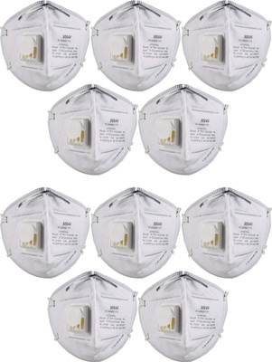 

ARYSHAA Particulate Respirator Face Mask (Pack of 10) (9004V- 10Pcs) Mask and Respirator
