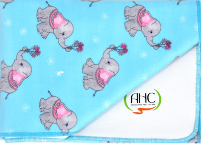 AHC Microfiber Baby Bed Protecting Mat(Blue