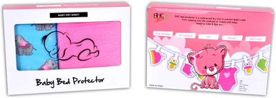

AHC Baby bed protector dry sheets - Combo pack ( 50*70cm)(Pink)