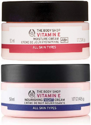 

The Body Shop Vitamin E Night Cream & Vitamin E Moisture Cream Combo(50 ml)