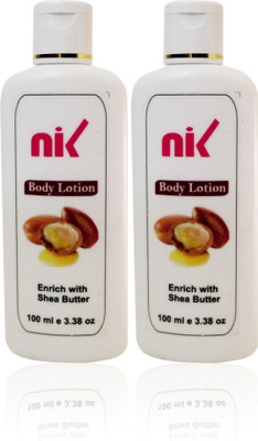 

Nik Shea butter Body lotion pack of 2(100 ml)