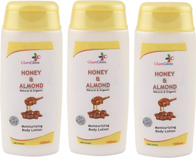 

Glamgloss honey & almond body lotion(100ml) 3 Piece(300 ml)