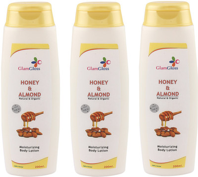 

Glamgloss honey & almond body lotion(200ml) 3 Piece(600 ml)
