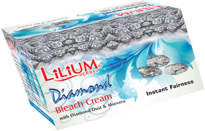 

Lilium Herbal Diamond Dust & Aloe Vera Instant Fairness Bleach Cream(300 g)
