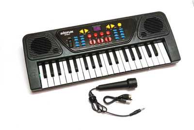 

KIDZIAN Piano-musical Keyboard, 37 Keys electronic keyboard for Kids.Perfect Musical Instrument for your little star (record & play)Mini Keys! Big fun!(Black, Multicolor)