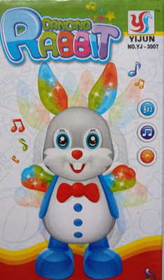 YIJUN Dancing Rabbit With Music & Flashing Lights(White, Blue)