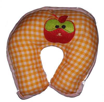 

EasyShop U shape Cotton_Cartoon Neck Support baby Pillow for Children,made with best quality fabric with good looking_Orange Color_Pack of 1, Neck Pillow(Orange)