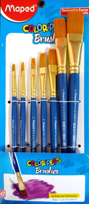 

Maped Color'peps Brushes synthetic hair flat brush(Blue)