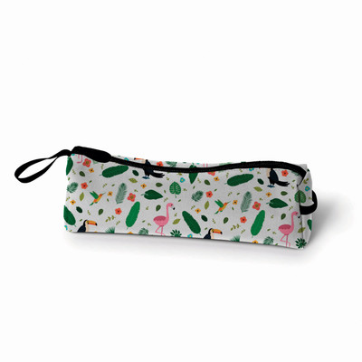 

khirki Series Multipurpose Art Canvas Pencil Box(Set of 1, Multicolor)