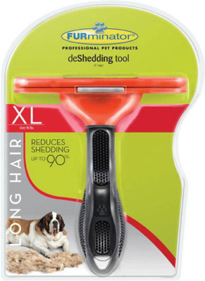 

Foodie Puppies Giant Deshedding Tool Long Hair Shedding Blade for Dog