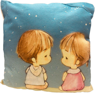 

MDS Decorative Printed Linen Pillow 003 Baby Pillow Pack of 1(Multicolor)