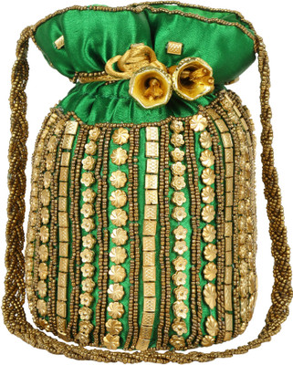

Favria Wedding Potli(Green)