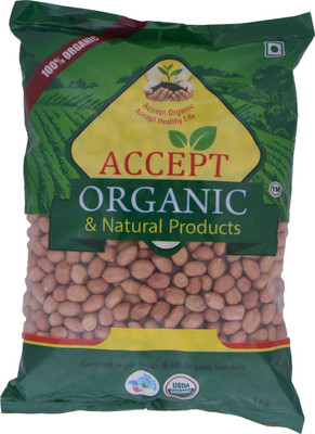 

ACCEPT ORGANIC Brown Raw Peanut (Whole)(1 kg)