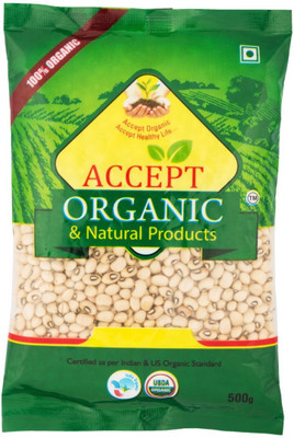 ACCEPT ORGANIC Brown Black Eyed Beans (Whole)(500 g)