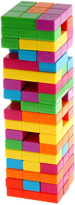 

Akrobo Colorful Combine Jenga Tetris Tower Up Stacking Game Set for Kids(51 Pieces)