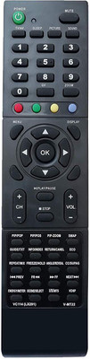 

LipiWorld VC114 LX291 V-MT22 Slime LCD LED TV Remote Control Compatible for VIDEOCON LCD LED TV Remote Controller(Black)