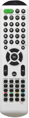 LipiWorld SS82 S-MT22 LCD LED TV Remote Control Compatible for Sansui LCD LED TV Remote Controller(White)